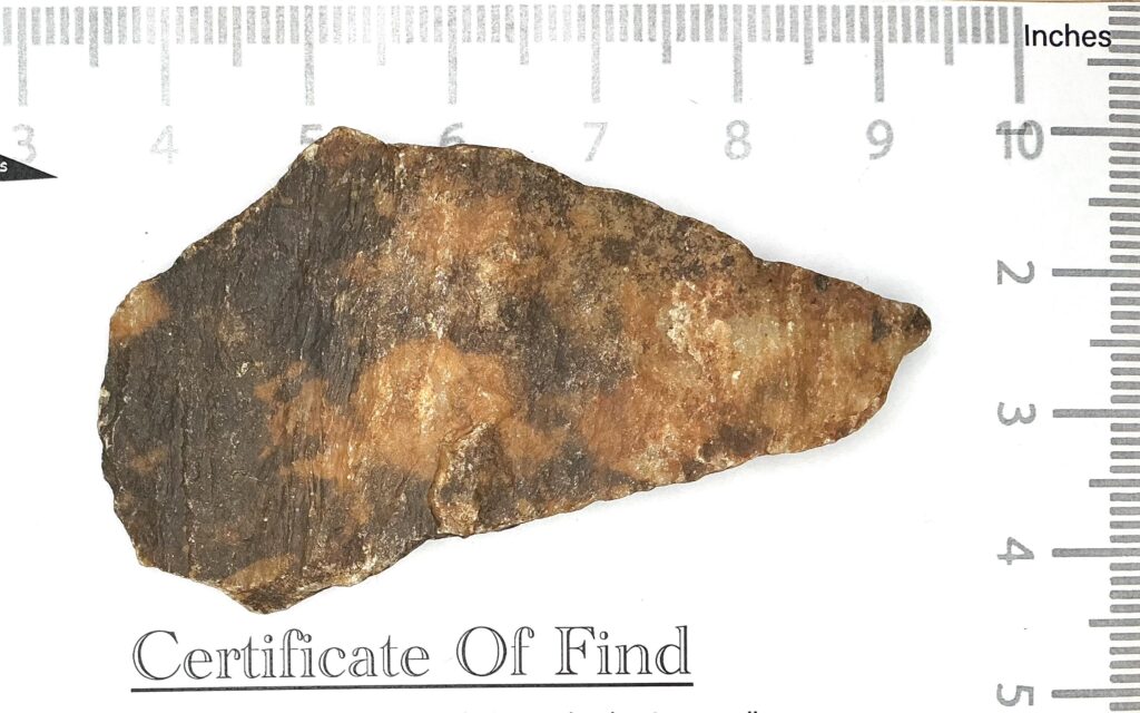 Single Shoulder Flat Spearhead Flamed